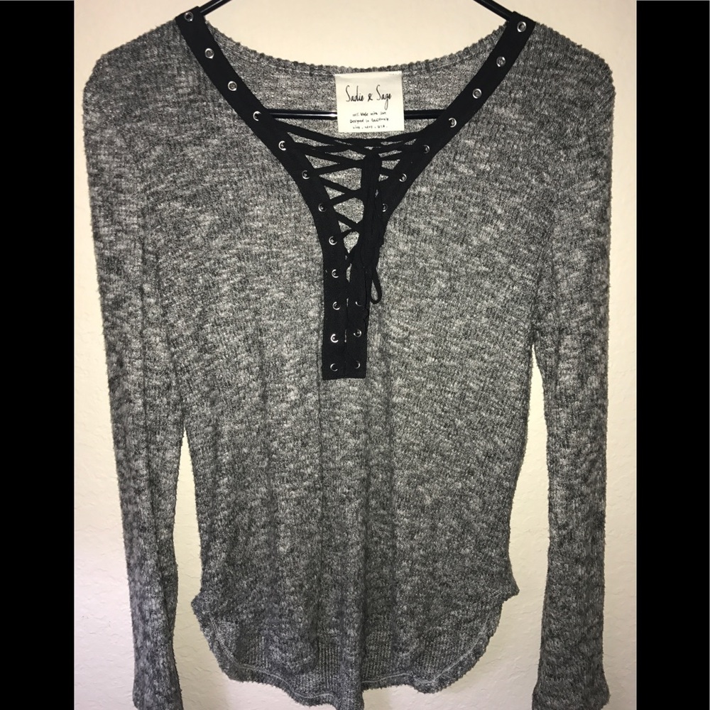 ♡ soft material Long sleeve shirt